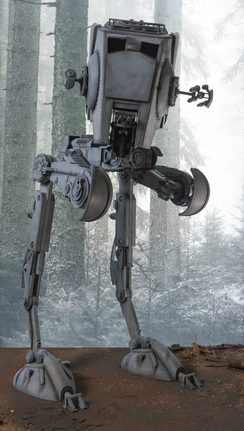 Articulating AT-ST 1:12 Scale Star Wars Black Series Filament 3d Printed DIY Kit