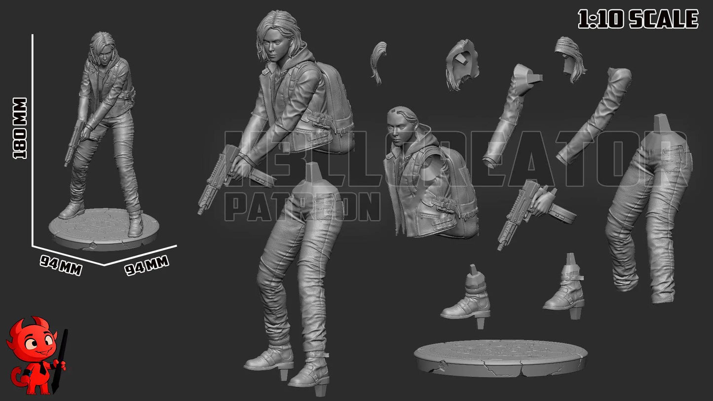 Leon Kennedy & Grace Ashcroft Resident Evil RE9 Requiem Resin 3d printed DIY model kit