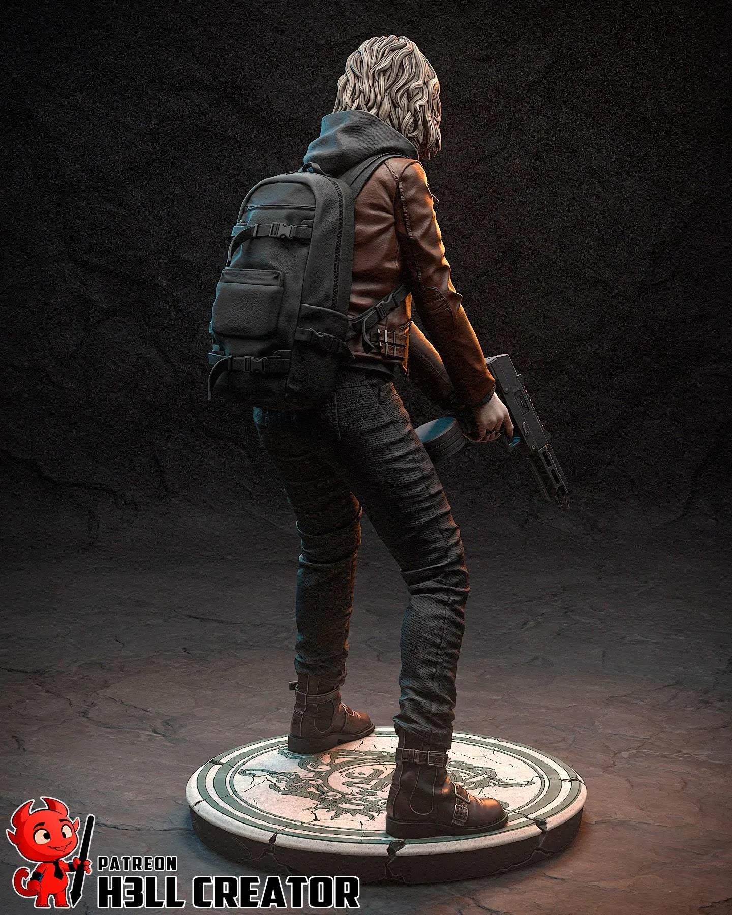 Leon Kennedy & Grace Ashcroft Resident Evil RE9 Requiem Resin 3d printed DIY model kit