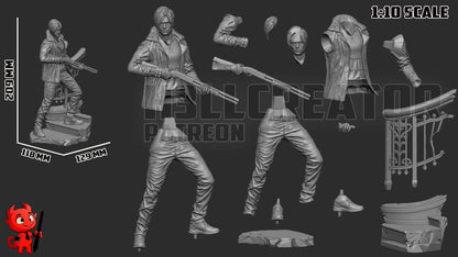 Leon Kennedy & Grace Ashcroft Resident Evil RE9 Requiem Resin 3d printed DIY model kit