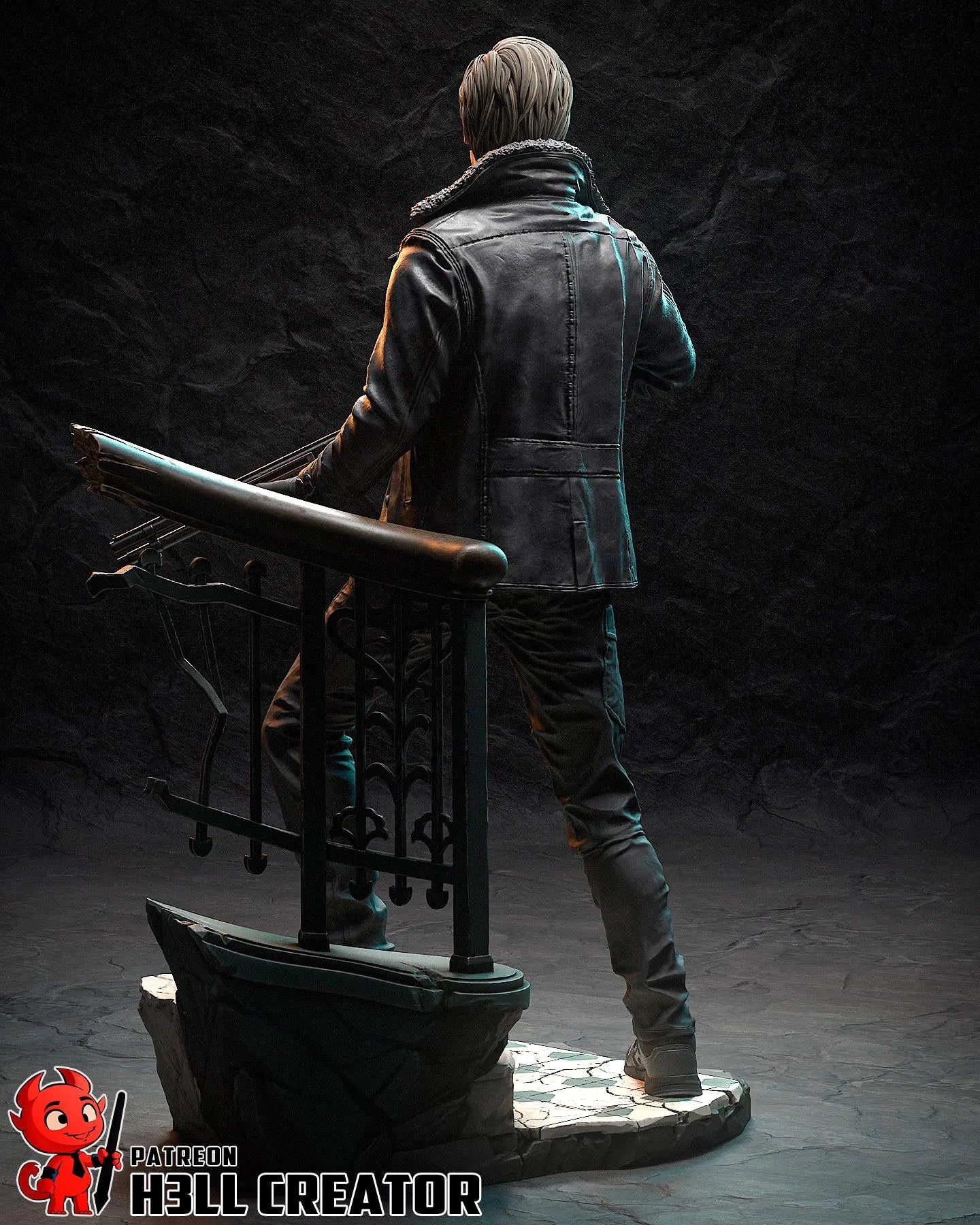 Leon Kennedy & Grace Ashcroft Resident Evil RE9 Requiem Resin 3d printed DIY model kit
