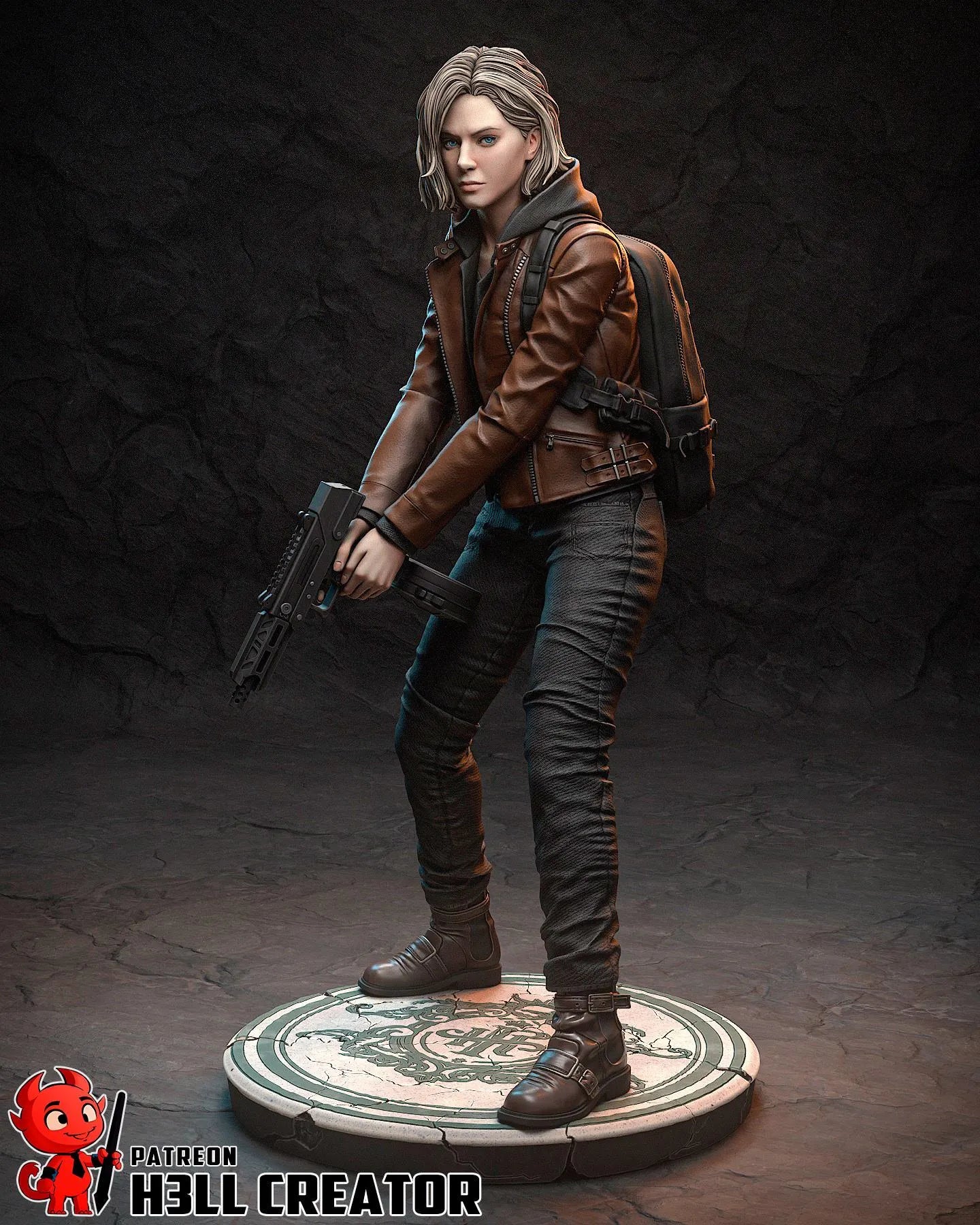 Leon Kennedy & Grace Ashcroft Resident Evil RE9 Requiem Resin 3d printed DIY model kit