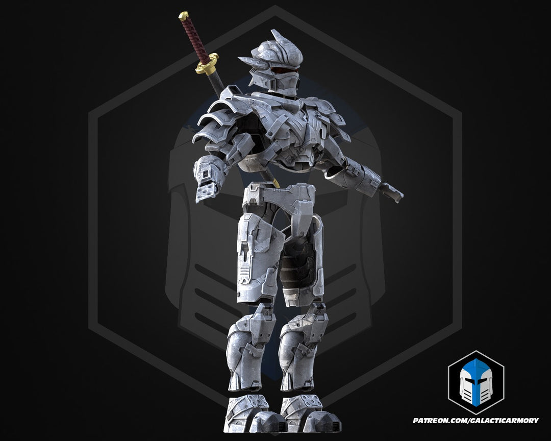 Hayabusa Halo 3 Armor Kit Resin 3d printed DIY model kit UNPAINTED