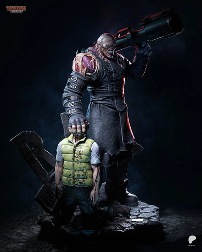 Original Nemesis Resident Evil 3 PS1 Era diorama - Resin 3d printed DIY model kit