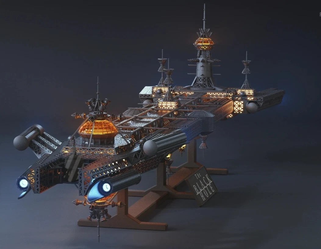 USS Cygnus "The Black Hole" Space Ship Resin 3d printed DIY model