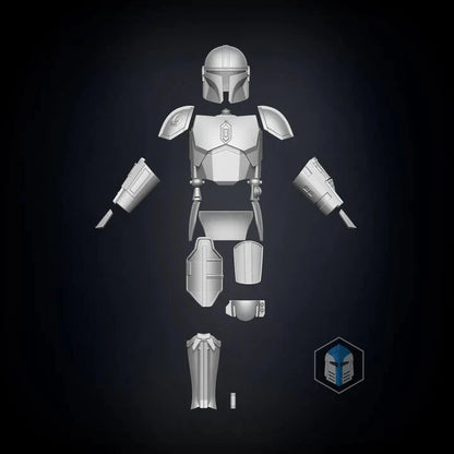 Mandalorian Beskar Armor Star Wars 1/6 Scale Resin 3d printed Armor Kit