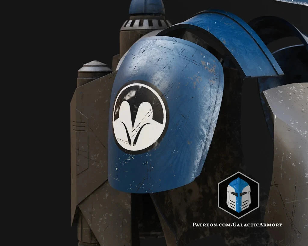 Bo Katan Mandalorian Beskar Armor Star Wars 1/6 Scale Resin 3d printed Armor Kit