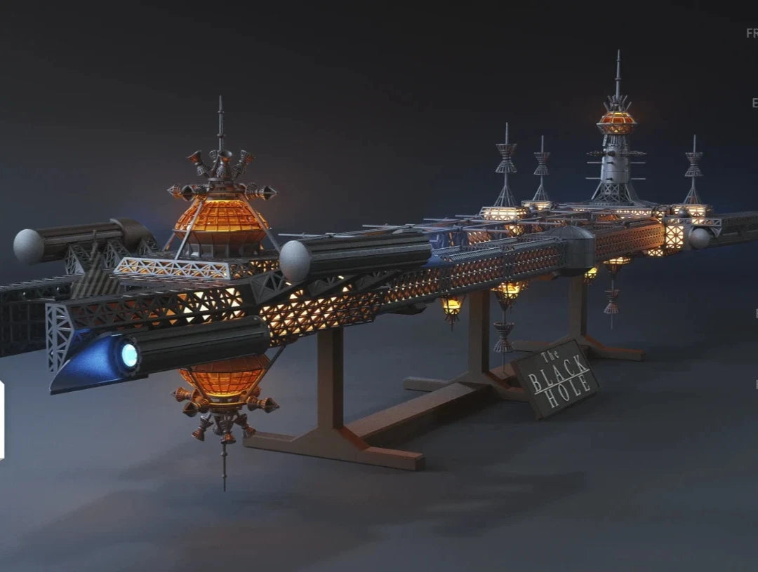 USS Cygnus "The Black Hole" Space Ship Resin 3d printed DIY model