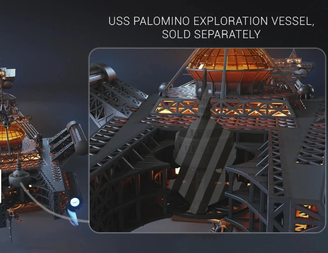 USS Cygnus "The Black Hole" Space Ship Resin 3d printed DIY model