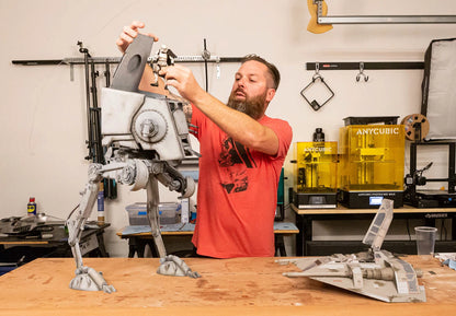 Articulating AT-ST 1:12 Scale Star Wars Black Series Filament 3d Printed DIY Kit