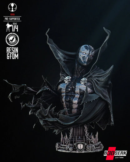 Spawn DC Bust Resin 3d printed DIY model kit unpainted