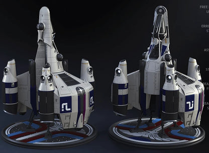 Gunstar from The Last Starfighter (1984) Space Ship Resin 3d printed DIY model
