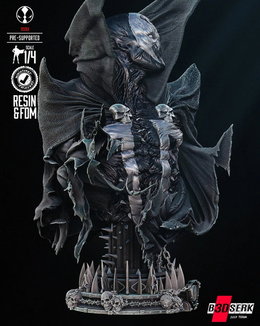 Spawn DC Bust Resin 3d printed DIY model kit unpainted