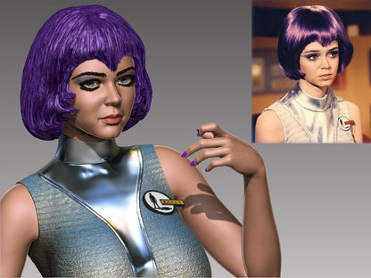 Lt. Gay Ellis (Gabrielle Drake) from UFO 1970 Figure Resin printed DIY model kit