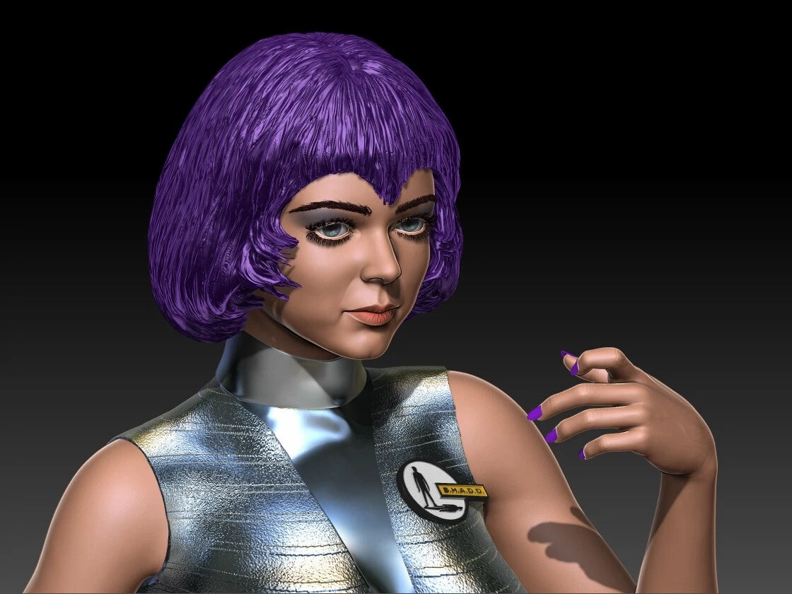 Lt. Gay Ellis (Gabrielle Drake) from UFO 1970 Figure Resin printed DIY model kit