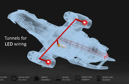 Serenity Space ship from Firefly Resin 3d printed DIY model kit