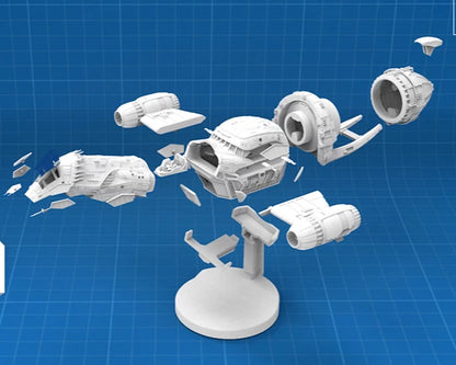 Serenity Space ship from Firefly Resin 3d printed DIY model kit