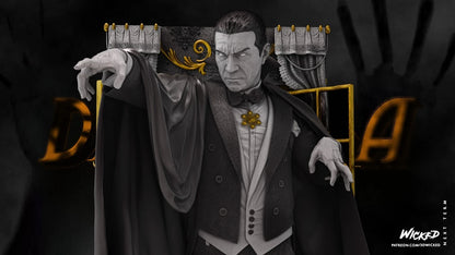 Classic 60s Dracula Vampire Monster Movies Resin 3d printed DIY model kit