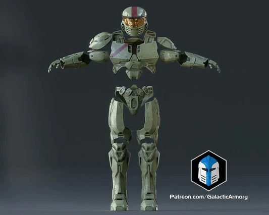 Halo Master Chief Mark 4 Spartan Armor 1/6 Scale Resin 3d printed Armor Kit