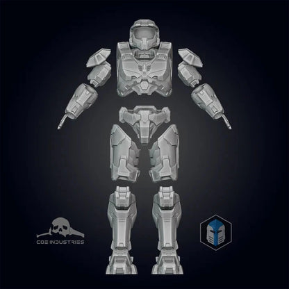 Halo Infinite Master Chief Scale Resin 3d printed Armor Kit