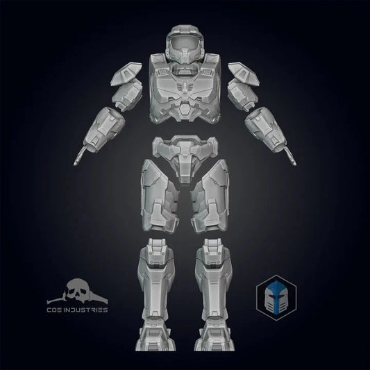Halo Infinite Master Chief Scale Resin 3d printed Armor Kit