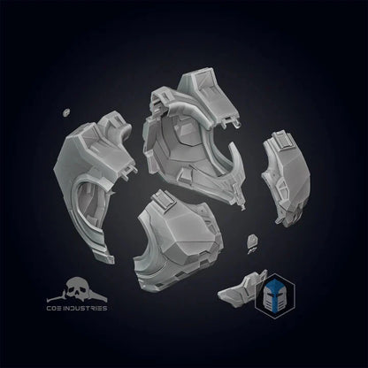 Halo Infinite Master Chief Scale Resin 3d printed Armor Kit