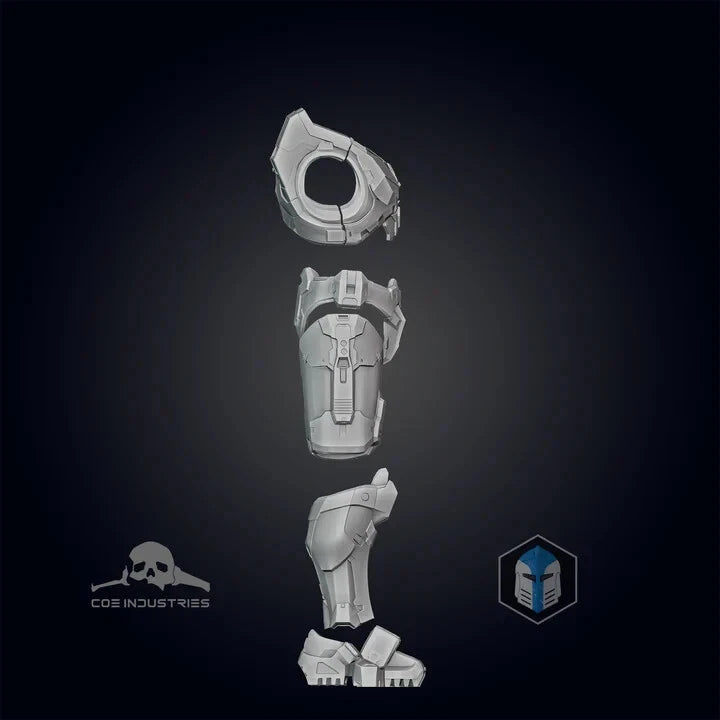 Halo Infinite Master Chief Scale Resin 3d printed Armor Kit