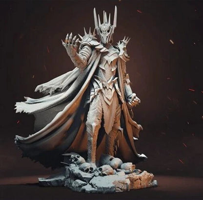Sauron The Dark Lord Lord of the Rings  Resin printed DIY model kit - 1:46 - 1:6 scale available