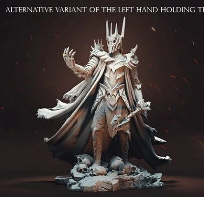 Sauron The Dark Lord Lord of the Rings  Resin printed DIY model kit - 1:46 - 1:6 scale available
